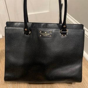 Black Kate Spade Large Work Satchel